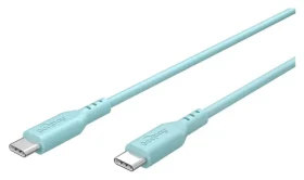 Goobay Silicone tyrkysová / Datový kabel / USB-C / 1,5 m (77744)