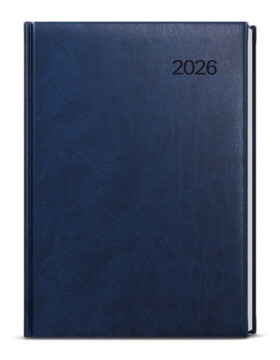 Denní diář 2026 David Vivella A5 modrá