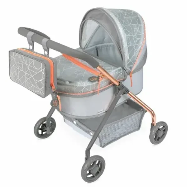 DeCuevas Můj první kočárek pro panenky s taškou CITY X 2024 - 56 cm