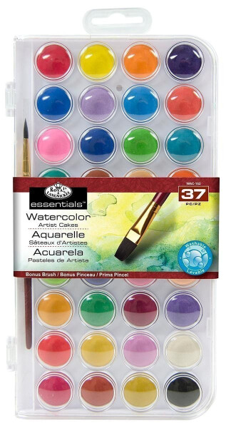 Royal Langnickel Akvarelové barvy 36 ks + štětec