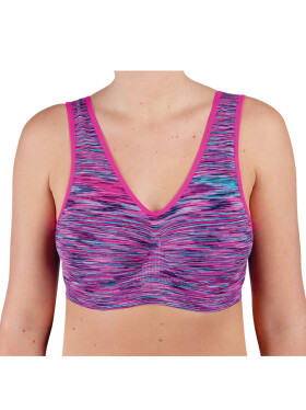 EVONA a.s. Dámská sportovní podprsenka FLO růžová/melír - PODPR.FLO RŮŽOVÁ/MELÍR L/XL