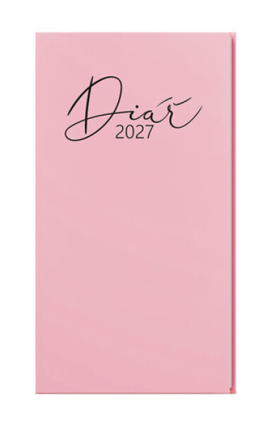 Týdenní diář 2027 Jakub Pastel kapesní růžová