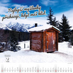 Nástěnný kalendář 2026 Helma - Kadibudky, 30 x 30 cm