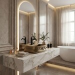 REA - Umyvadlo na desku Castel REA-U3508