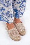 Dámské espadrilky 17392 béžové - Vincenza 38