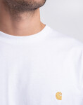 Tričko Carhartt WIP S/S Chase T-Shirt White / Gold