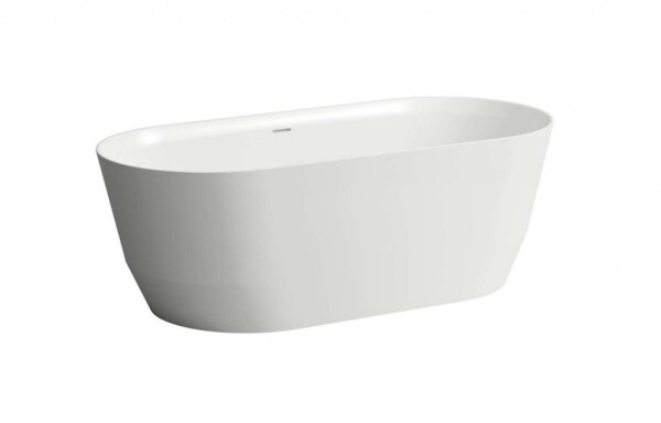 Laufen - Pro Volně stojící vana 165x75x55 cm, s odtokovou soupravou, bílá H2399520000001