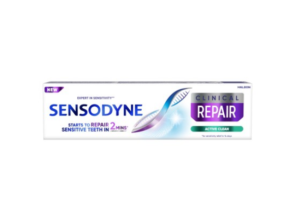 Sensodyne Clinical Repair Active Clean Zubní pasta s fluoridem 75 ml