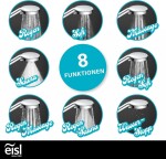 Eisl - Sprchový set bez baterie PARMA, chrom/černá (DX5081C) DX5081C