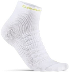 Craft ADV Dry Mid 1910634 ponožky bílá - Běžecké ponožky CRAFT ADV Dry Mid - bílé Velikost textilu: 37-39
