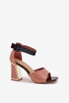 Sandály na podpatku model 212824 Step in style 37