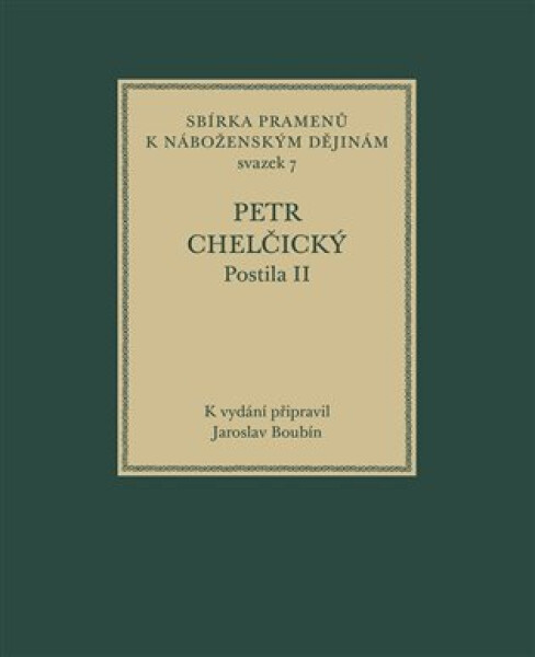 Postila II Petr Chelčický