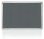 2x3 Filcová tabule 150x120 cm šedá / Tabule / Hliníkový rám / Požárně odolná