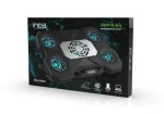 INCA INC-614GMS / Chladicí podstavec pro notebook / 4x ventilátor 70 mm / LED podsvícení / 2600 RPM / 2x USB (INC-614GMS)