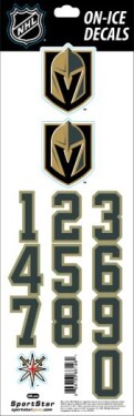 Sport Star Samolepky na helmu Vegas Golden Knights NHL Decals
