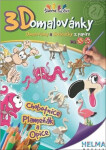 3D omalovánky Chobotnice, plameňák opice