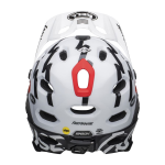 Integrální cyklistická helma BELL Super DH Spherical Mat/Glos Black/White Fasthouse S(52–56)