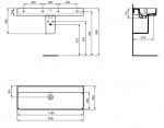 IDEAL STANDARD - Strada II Umyvadlo 120x43 cm, bez otvoru pro baterii, bílá T365301