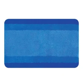 Spirella BALANCE koupelnová předložka 60 x 90 cm modrá / polyester / protiskluzová (7610583092076)