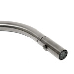 Dřezová baterie SAT Aurum s vytahovací sprškou, 2 proudy broušený gun metal SATBAUR286BGM SATBAUR286BGM