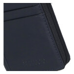 Kožená peněženka dokladovka Vincent, modrá