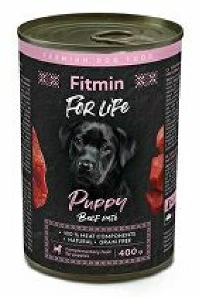 Fitmin For Life dog konz. pro štěňata Hovězí 400g