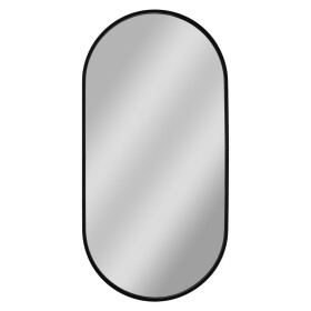 HOPA - Zrcadlo bez osvětlení BRANDIS BLACK - Rozměr A - 50 cm, Rozměr C - 100 cm OLNZBRA5010B