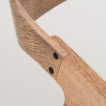 NábytekProNás Jídelní židle křesílko FRAME - buk černá (zakázkové látky)