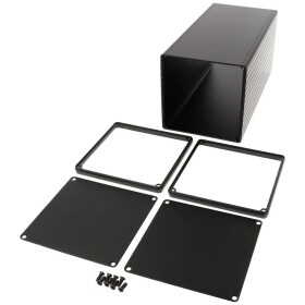 Hammond Electronics 1455NS2201BK univerzální pouzdro 220 x 103 x 103 hliník extrudovaný černá 1 ks