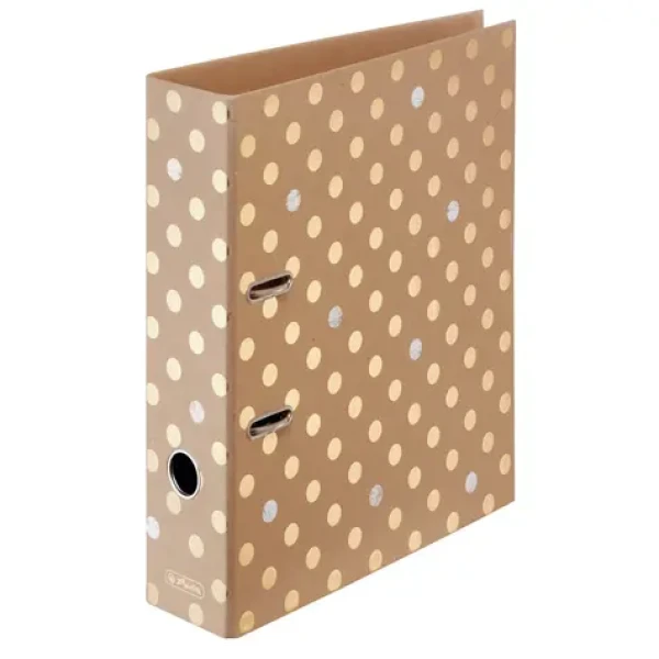 Herlitz Pořadač A4 / 8 cm / hnědá (50021796)