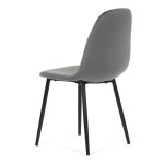Jídelní židle, šedá, sametová látka, CT-V2971 GREY4