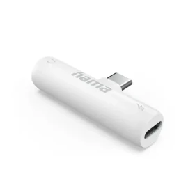 Hama audio adaptér USB-C na jack 3,5 mm / aktivní / USB-C napájení (201723)