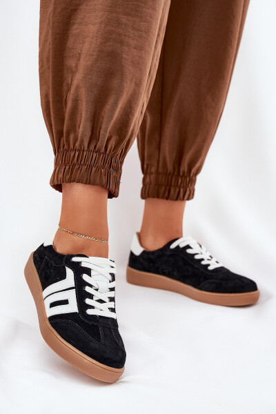 Tenisky Sportovní Obuv Semišová Vinceza 79517 Černé 38