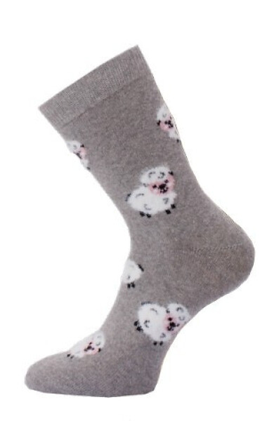 Ponožky WiK 37714 Pattern Women's 35-42 šedá 35-38