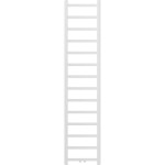 MEXEN - Bolt otopný žebřík/radiátor 1800 x 400 mm, 406 W, bílá W126-1800-400-00-20