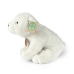 Plyšový lední medvěd sedící 20 cm, ECO-FRIENDLY