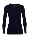 Dámské merino tričko s dlouhým rukávem ICEBREAKER Wmns 260 Tech LS Crewe, Midnight Navy velikost: XS