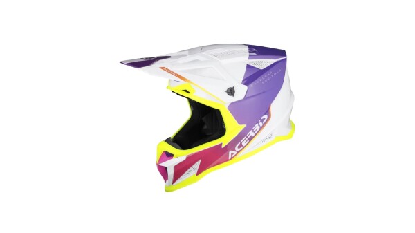 Acerbis přilba T711 bílá/fialová XL
