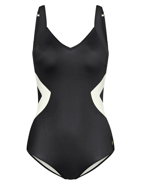 Dámské jednodílné plavky Summer Allure OP černá/bílá - Triumph 38C