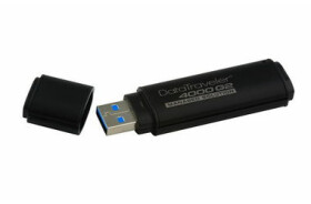 Kingston DataTraveler 4000 G2 16GB / Flash Disk / 256bit AES / USB 3.0 / čtení: až 165MBs / zápis 22MBs (DT4000G2DM/16GB)