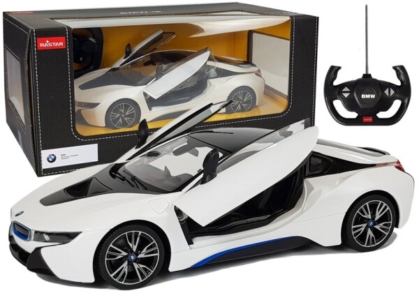 RASTAR RASTAR Auto na dálkové ovládání R/C BMW i8 1:14 bílé