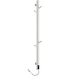 CERANO Elektrický sušák ručníků Ramus, s displejem - 160W - bílá matná - 1400x30 mm