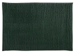 MSV Koupelnová předložka CHENILLE tmavě zelená / mikrovlákno / protiskluzová / 40 x 60 cm