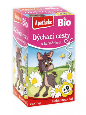 POHÁDKOVÝ ČAJ BIO Dětský čaj Na dýchací cesty s heřmánkem 20x1,5g (Apotheke)