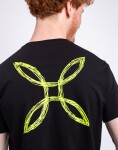Tričko Montura Pencil Logo T-Shirt 9047 BLACK/VERDE LIME