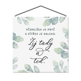 Cedulka - Žij tady a teď - Albi