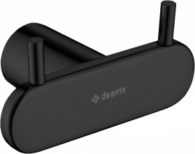 DEANTE - Round černá - Háček, dvojitý ADR_N121