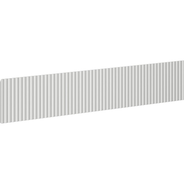 MEXEN - Rivel čelo pro koupelnovou skříňku reliéf 100 x 20, šedý mat 91A20-1000-235-1-62