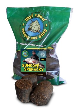 Chyť a pusť Sumcové peletové špekáčky 38mm 1kg,Chyť a pusť Sumcové peletové špekáčky 38mm 1kg