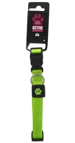 Active Dog Premium M limetka / Obojek / 34-49 cm / Nylonový, nastavitelný (0904-90144)